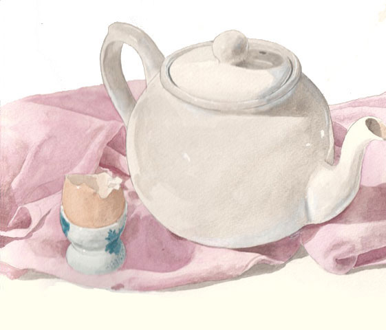 Théière porcelaine